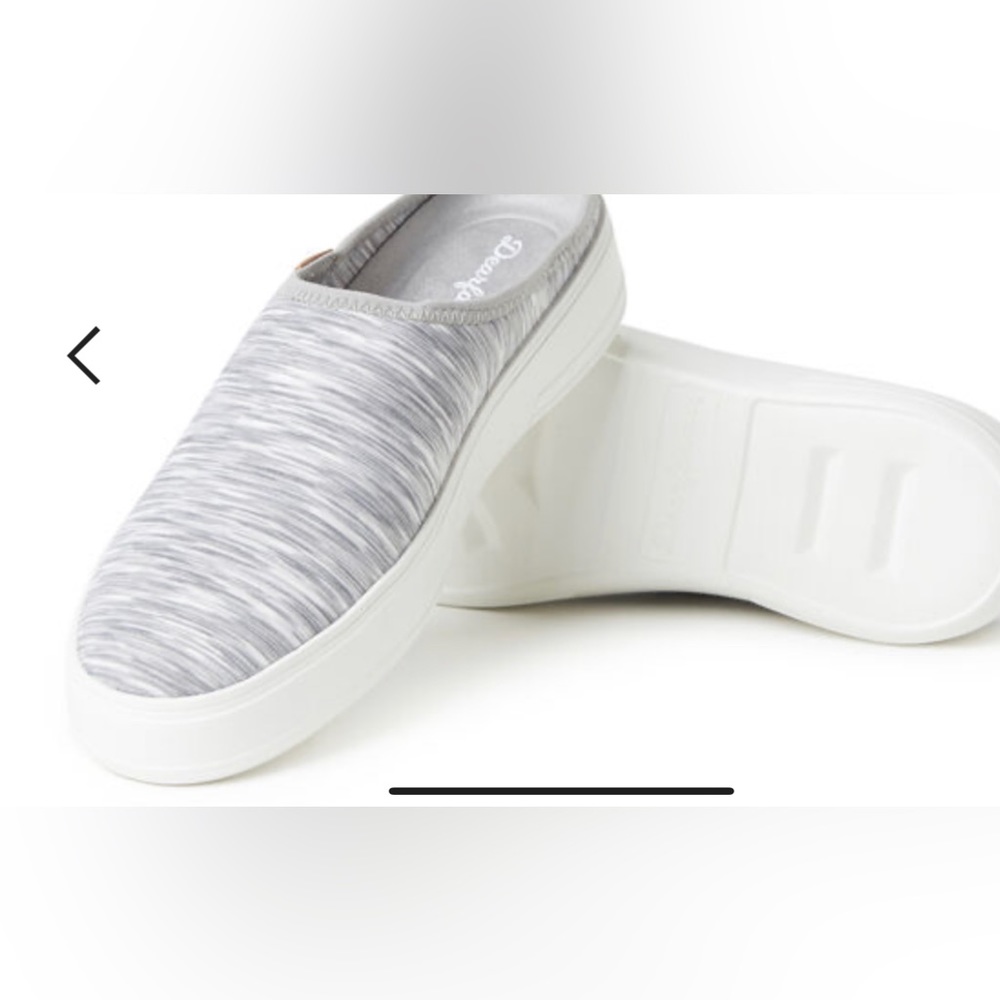 Dear foams Women's Annie Clog Sneaker Size 9 Light Heather Grey New With Tags - Picture 7 of 10